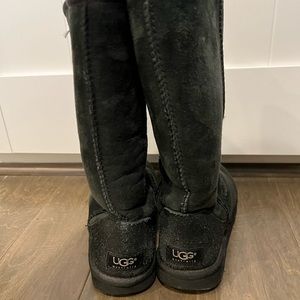 Women's tall black Ugg boots